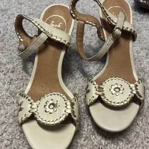 Jack Rogers Clara Rope Wedge Sandal size 6